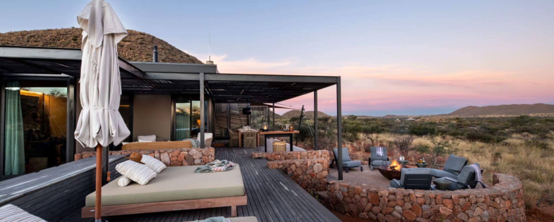 Firepit sunset  
