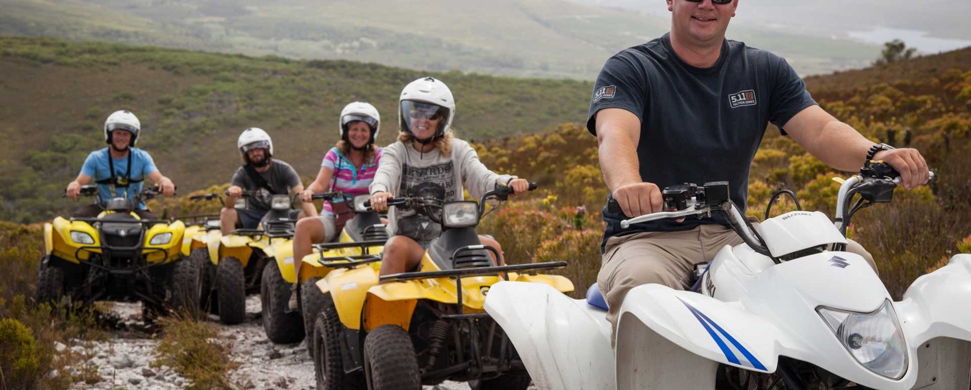 Quadbiking at Grootbos 