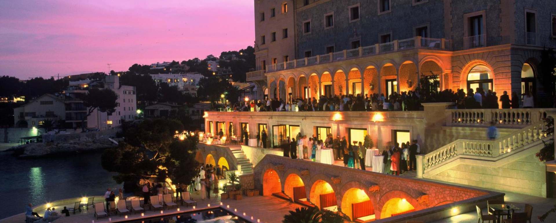 NIght lights at the Hotel - Hospes Maricel
