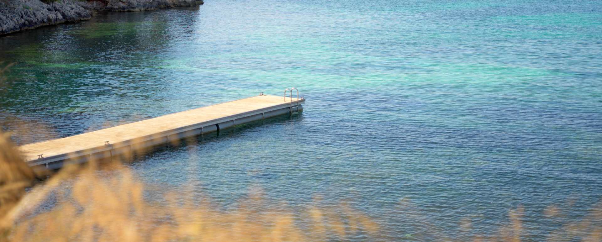Resort private jetty   