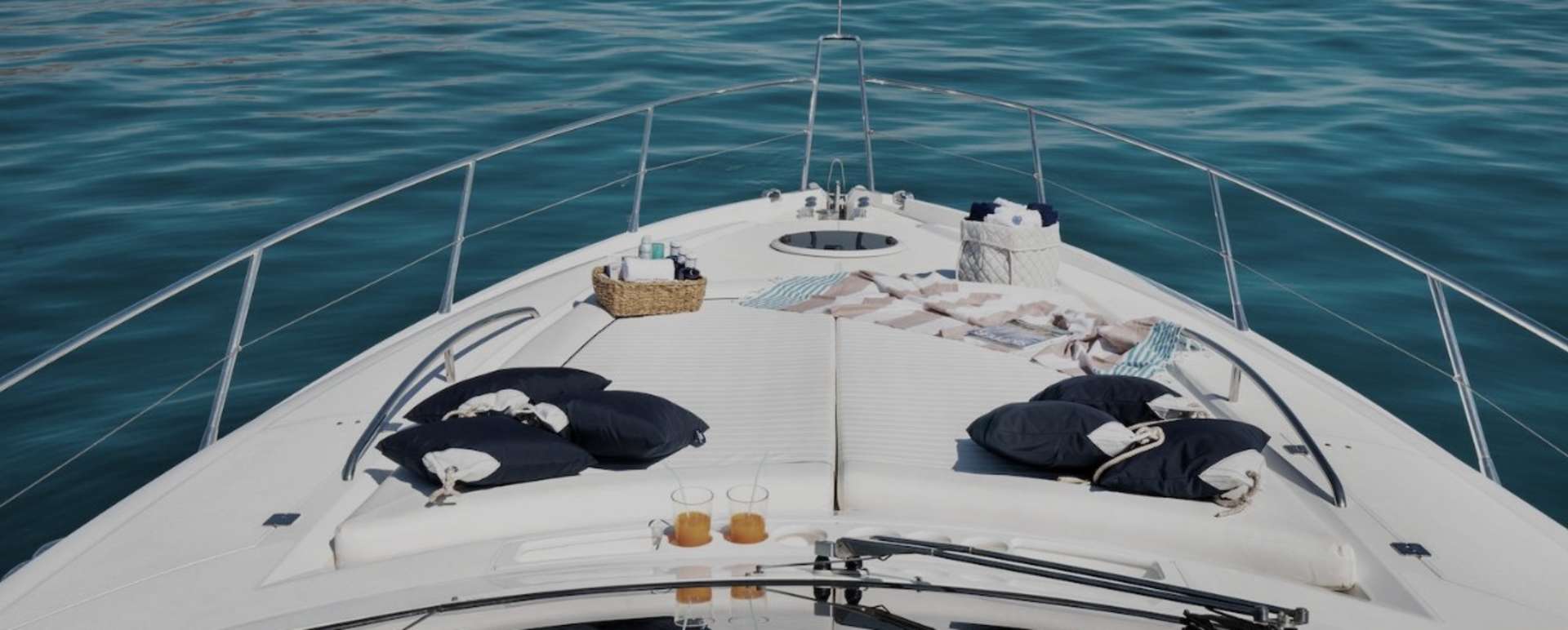 Luxury aboard the Sunseeker Manhattan 66 in Ibiza