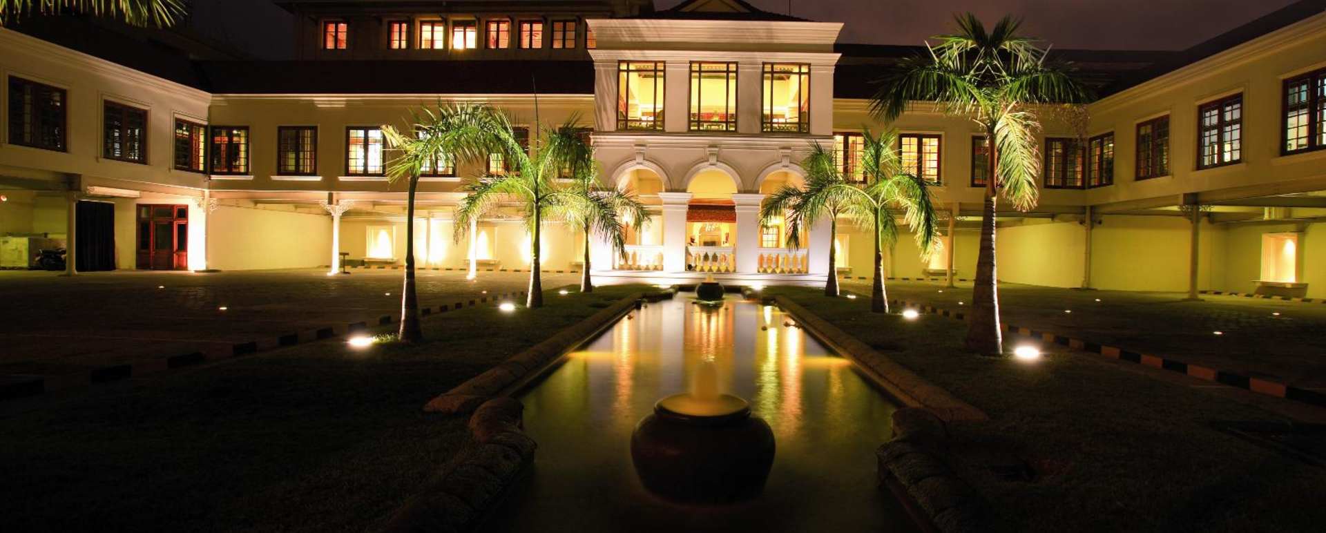 Regency Wing by Night - Galle Face Hotel
