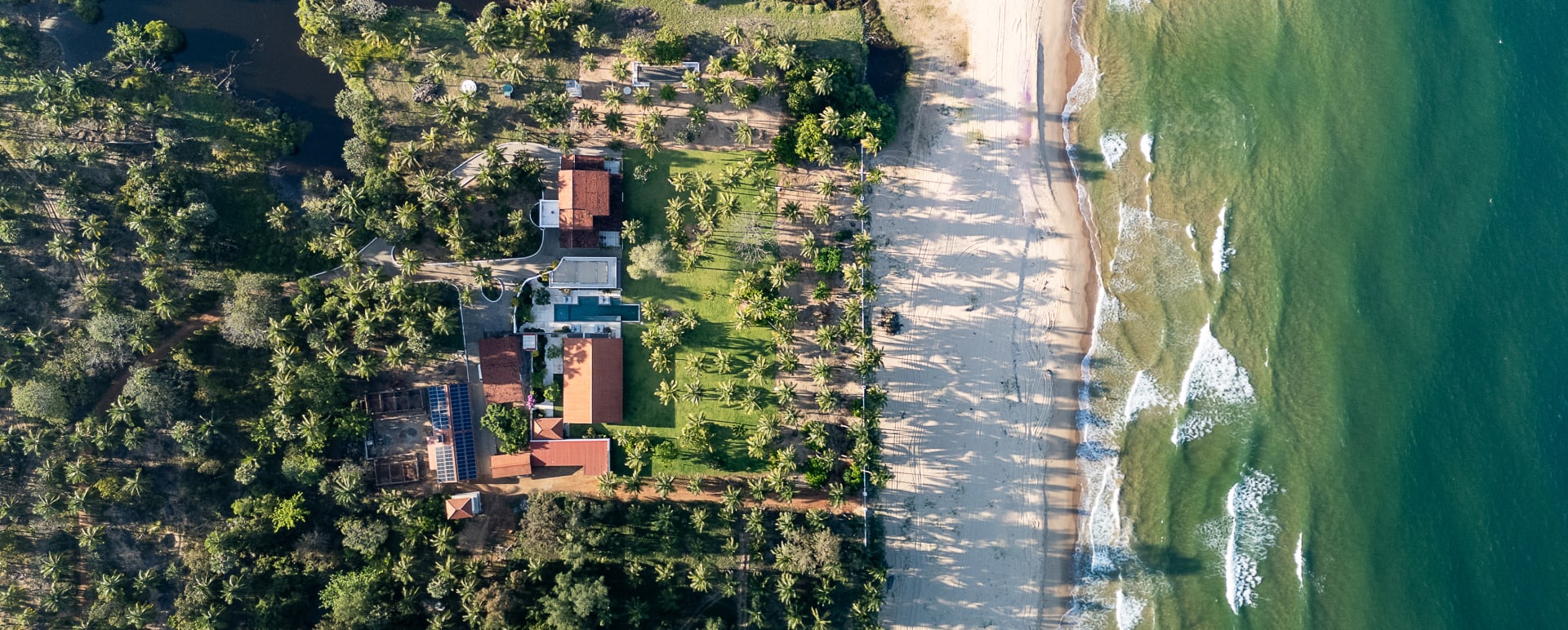 Birds Eye View - Kalkudah Beach House 