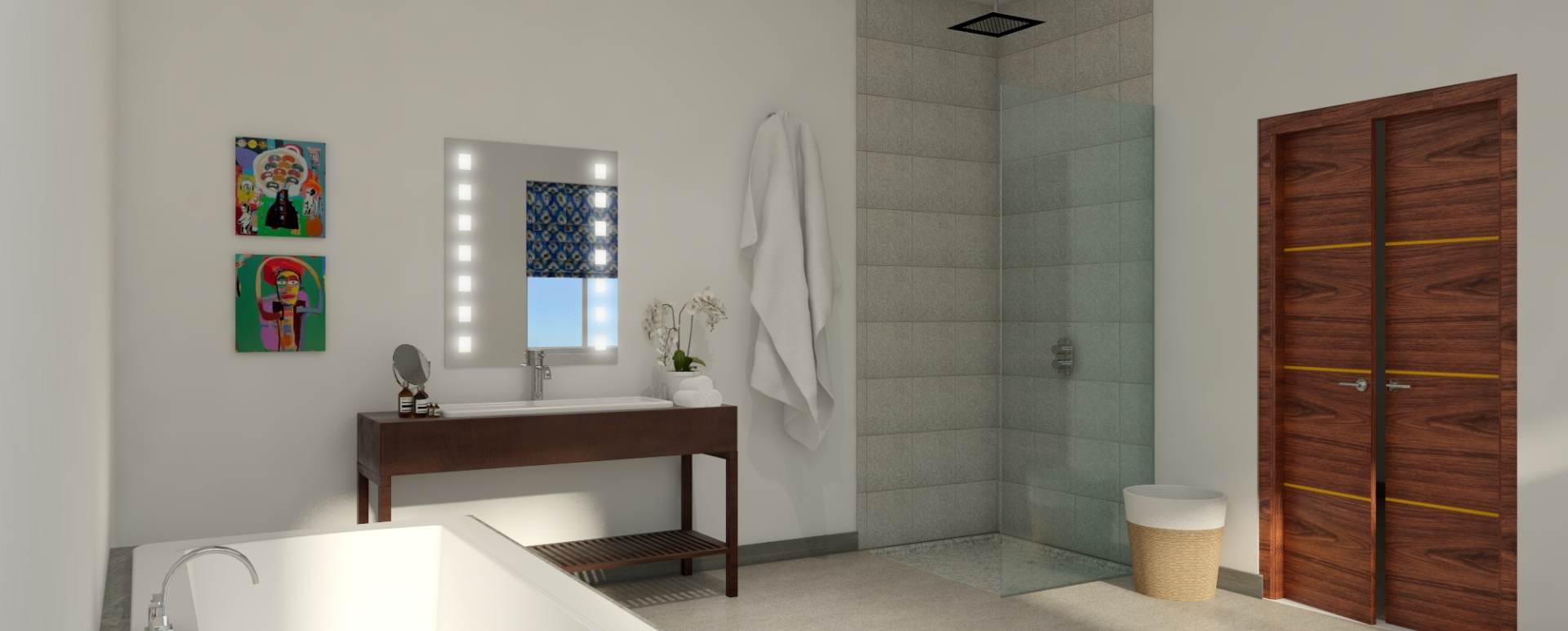 Penthouse Bathroom - KK Beach