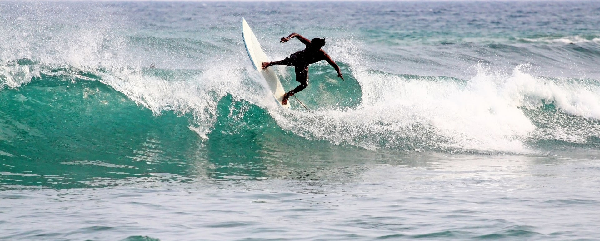 Surfs up in Weligama