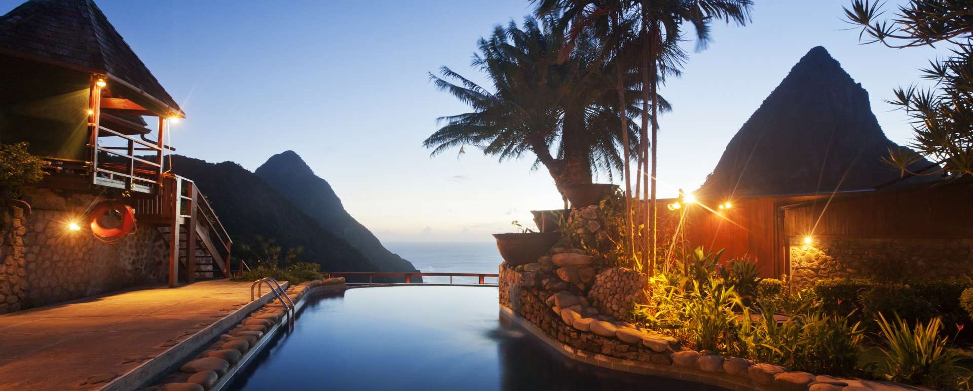 Pool at Night - Ladera