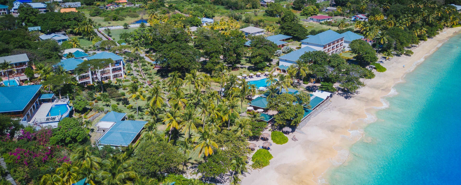 Aerial View - Bequia Beach Hotel