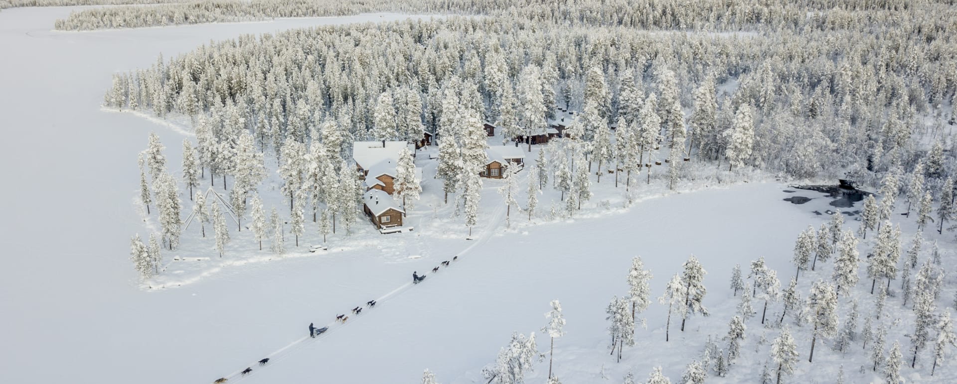 Fjellbord Arctic Lodge Aerial View 