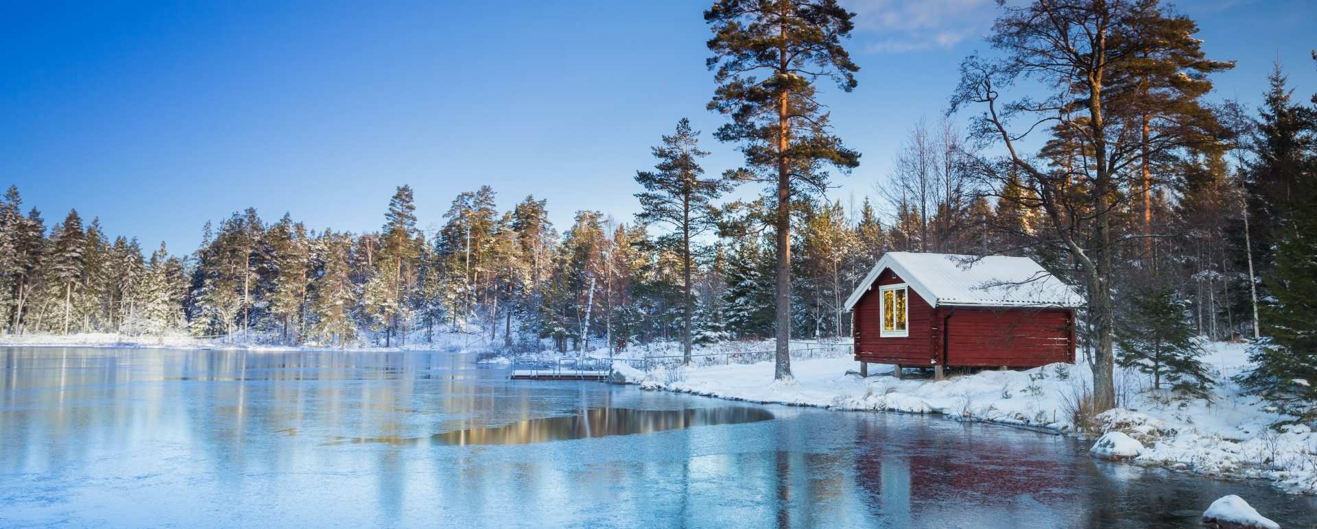 Frozen lake 