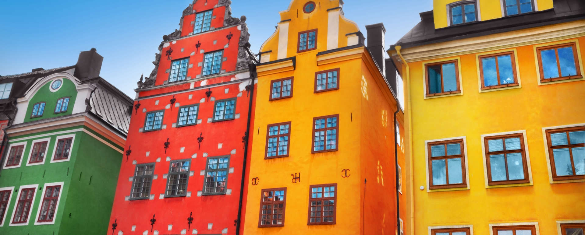 Colourful buildings