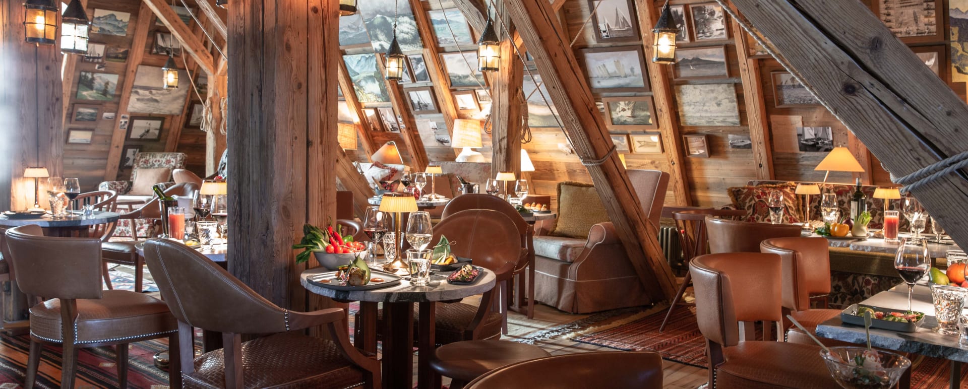 Inside Restaurant 