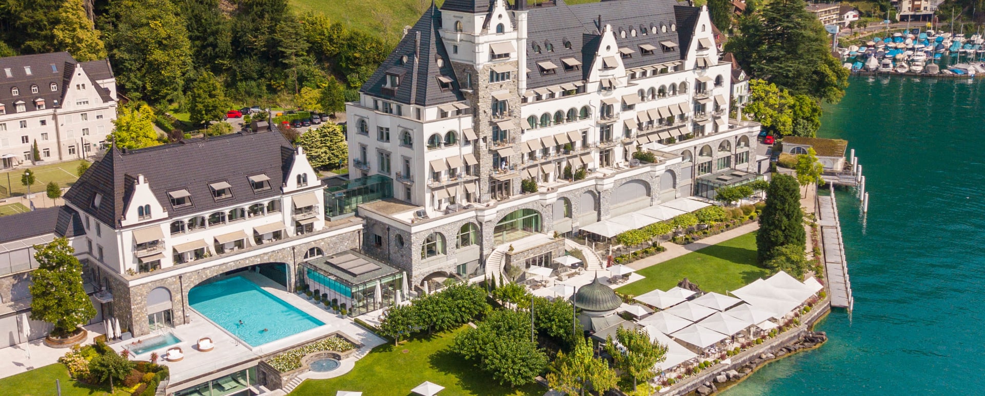 Park Hotel Vitznau - Aerial View 