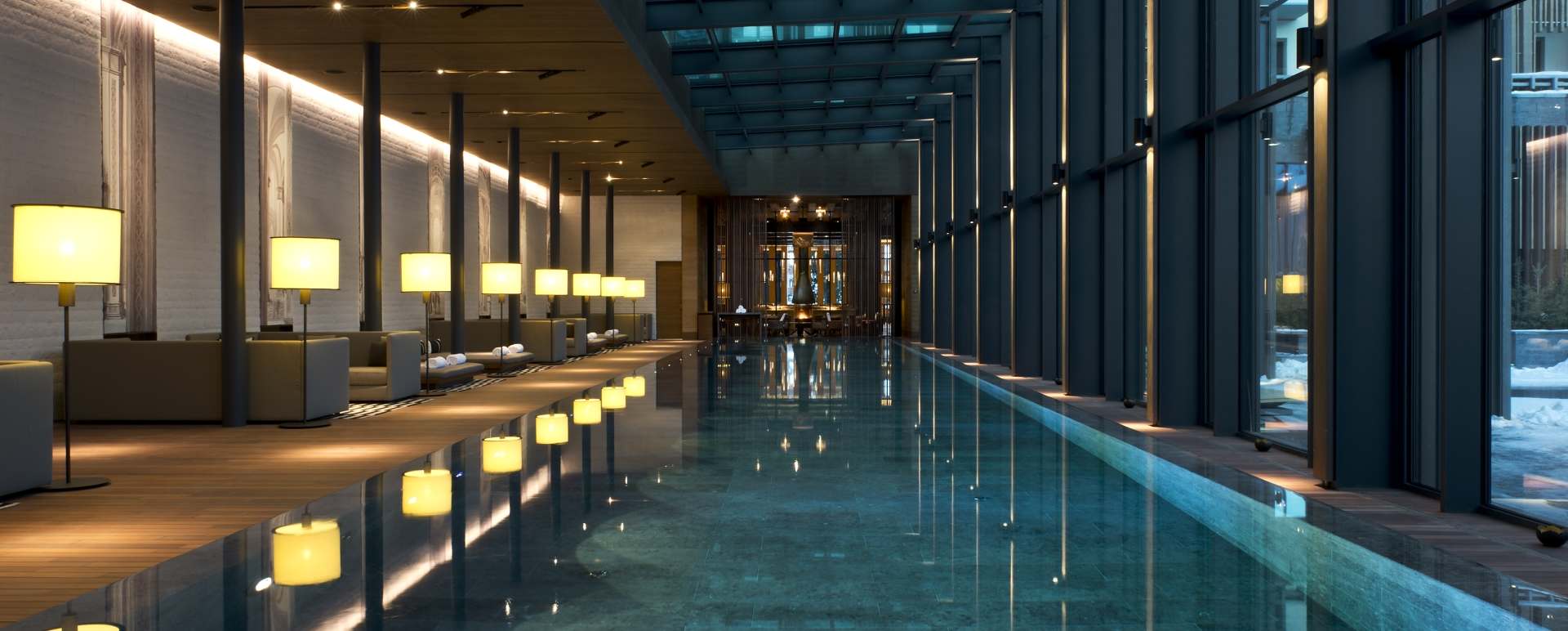 Indoor pool - The Chedi Andermatt