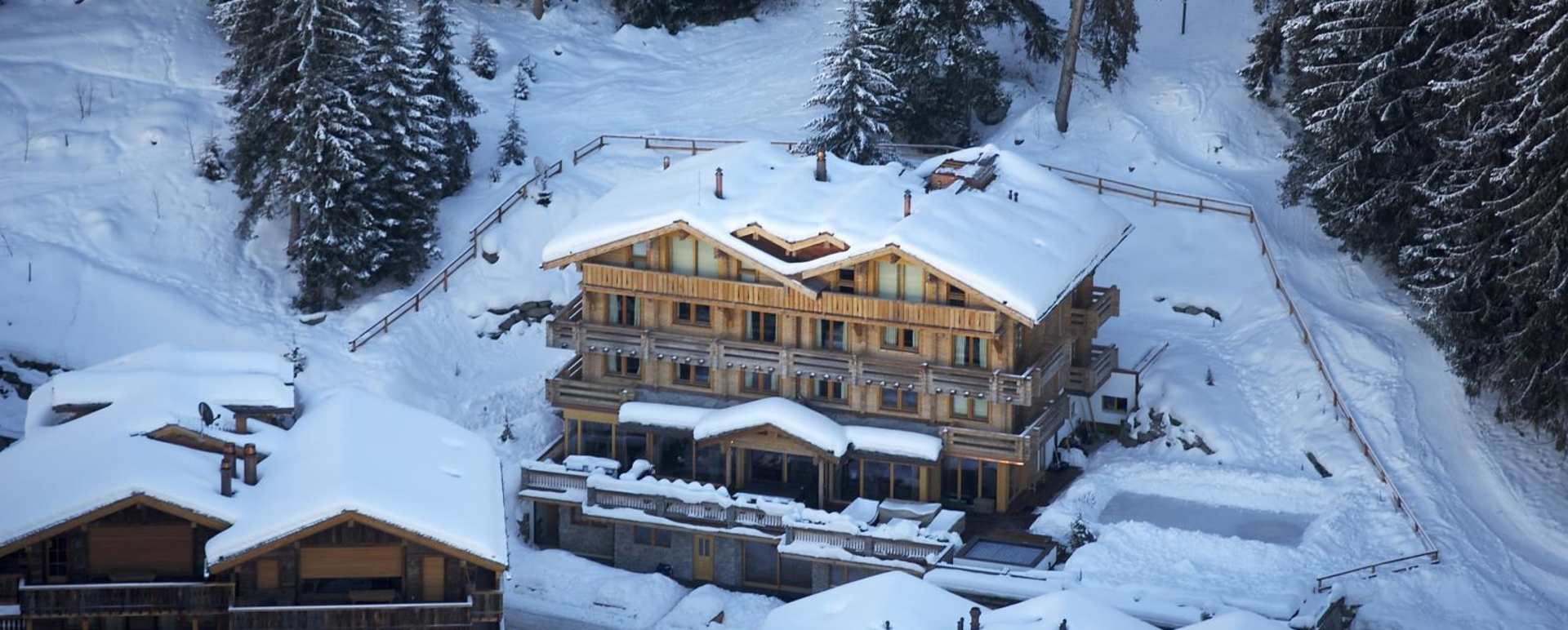 Aerial view - The Lodge Verbier