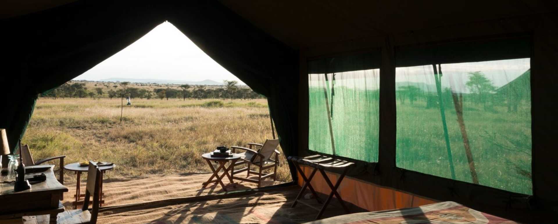 View from tents 