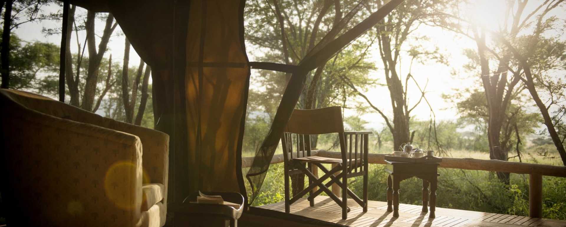 View from the tent - Dunia Camp