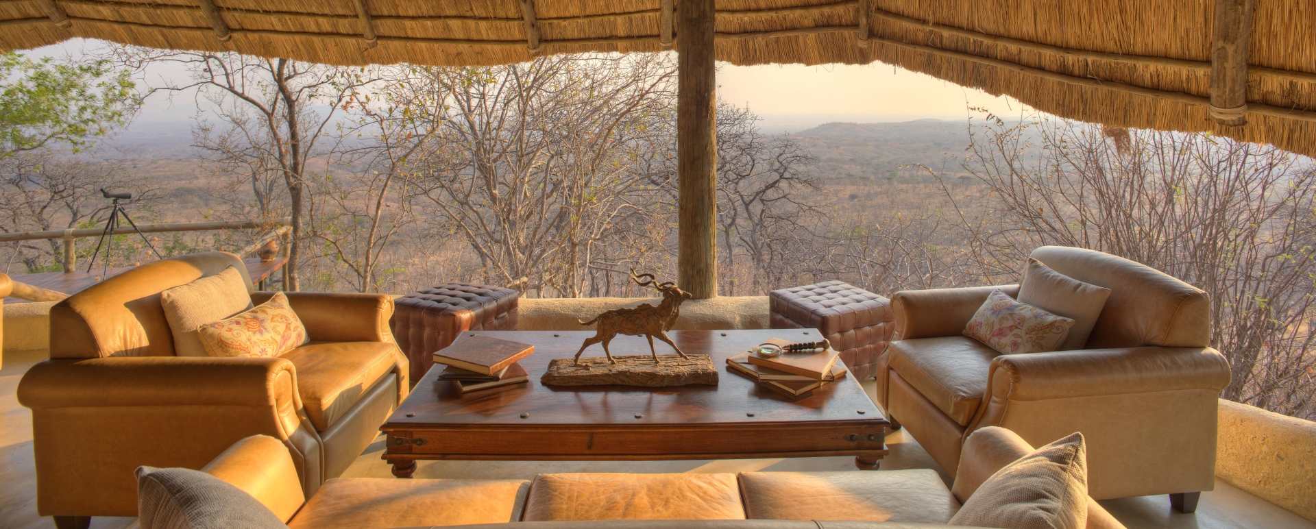 Lounge area - Ikuka Safari Camp 
