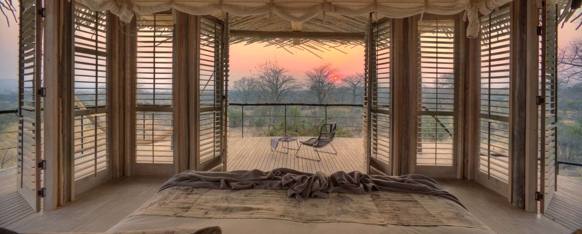 Sunset from room - Jabali Ridge