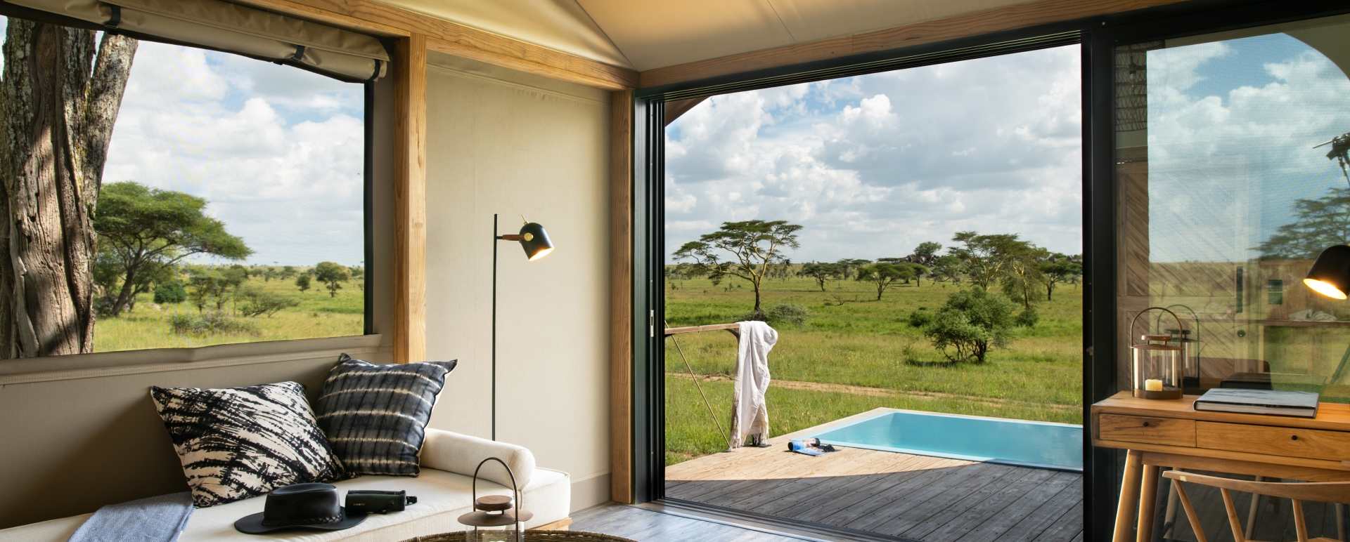 Tented suite 
