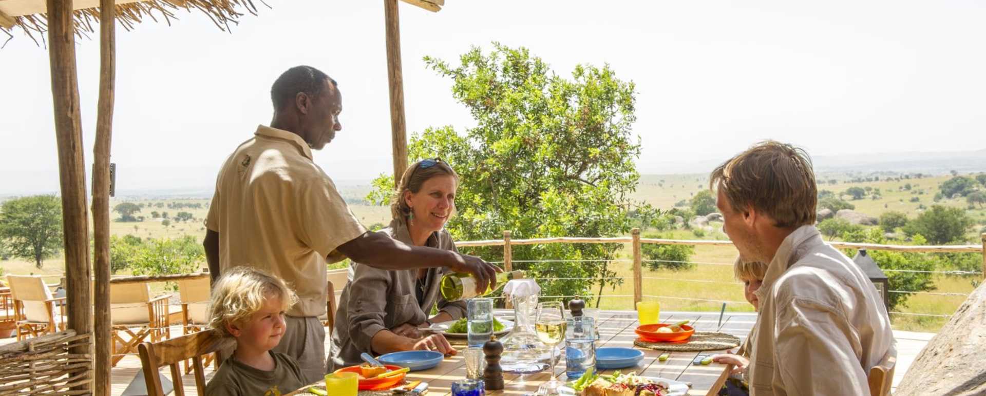 Lunch time - Mkombe's House at Lamai