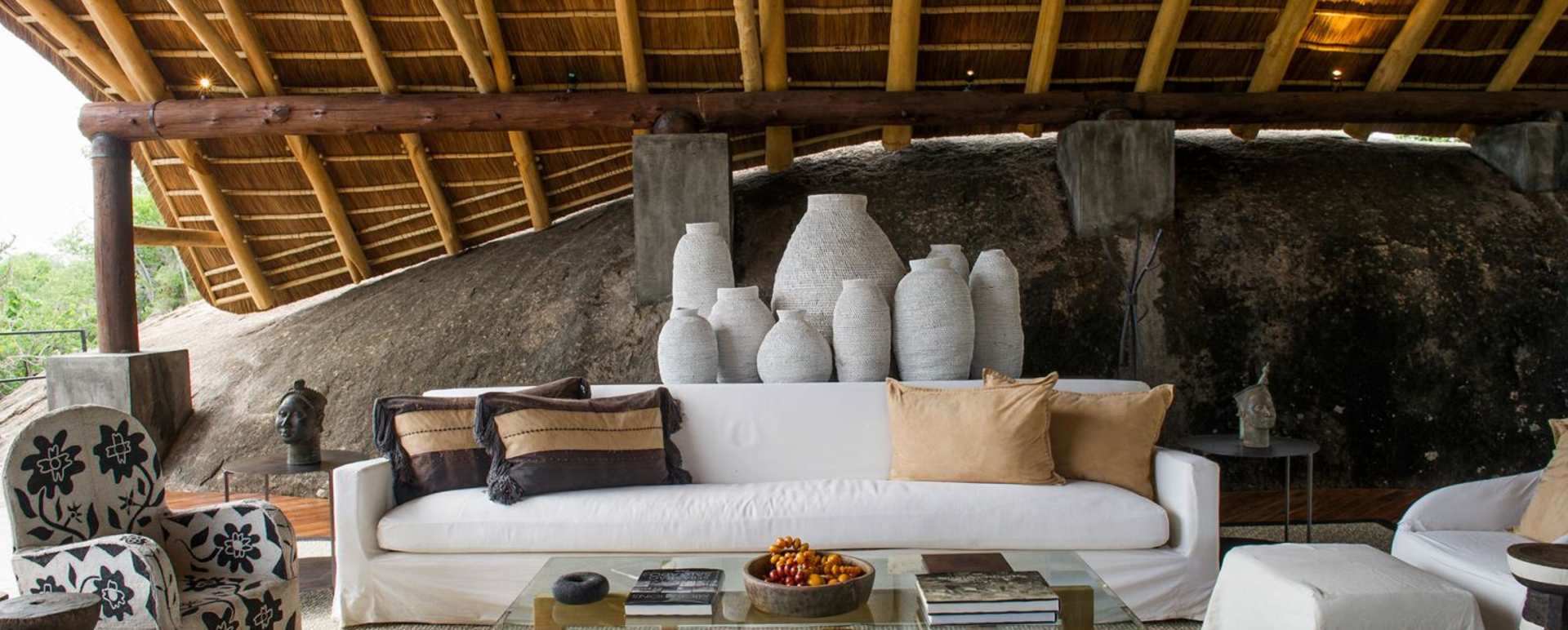 Lounge Area - Mwiba River Lodge