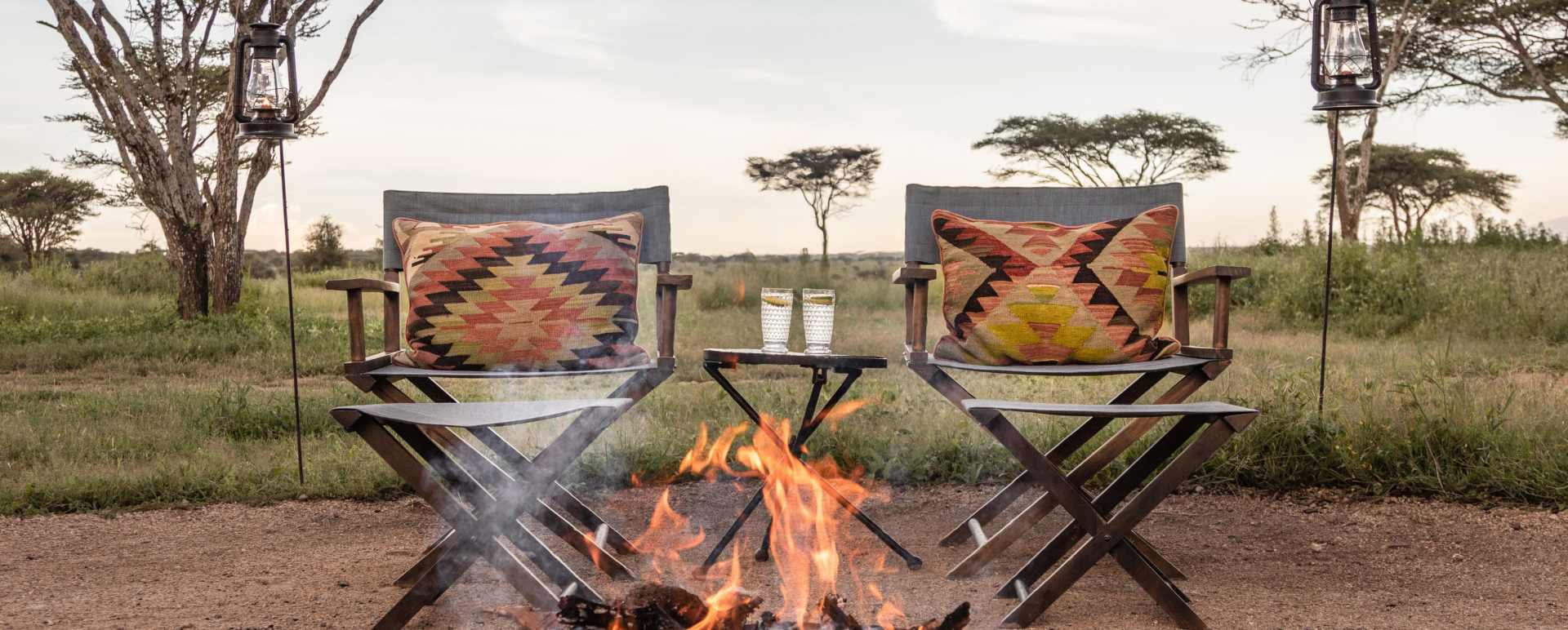 Nyasi camp fire 
