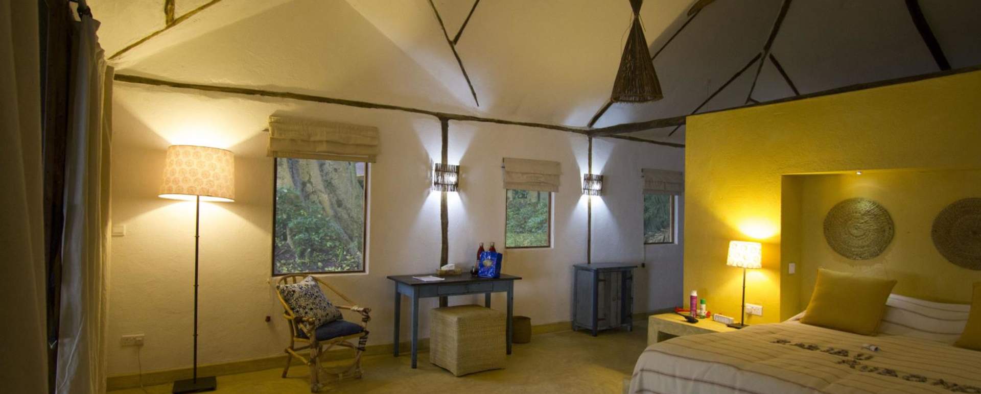 Banda interior - Rubondo Island Lodge