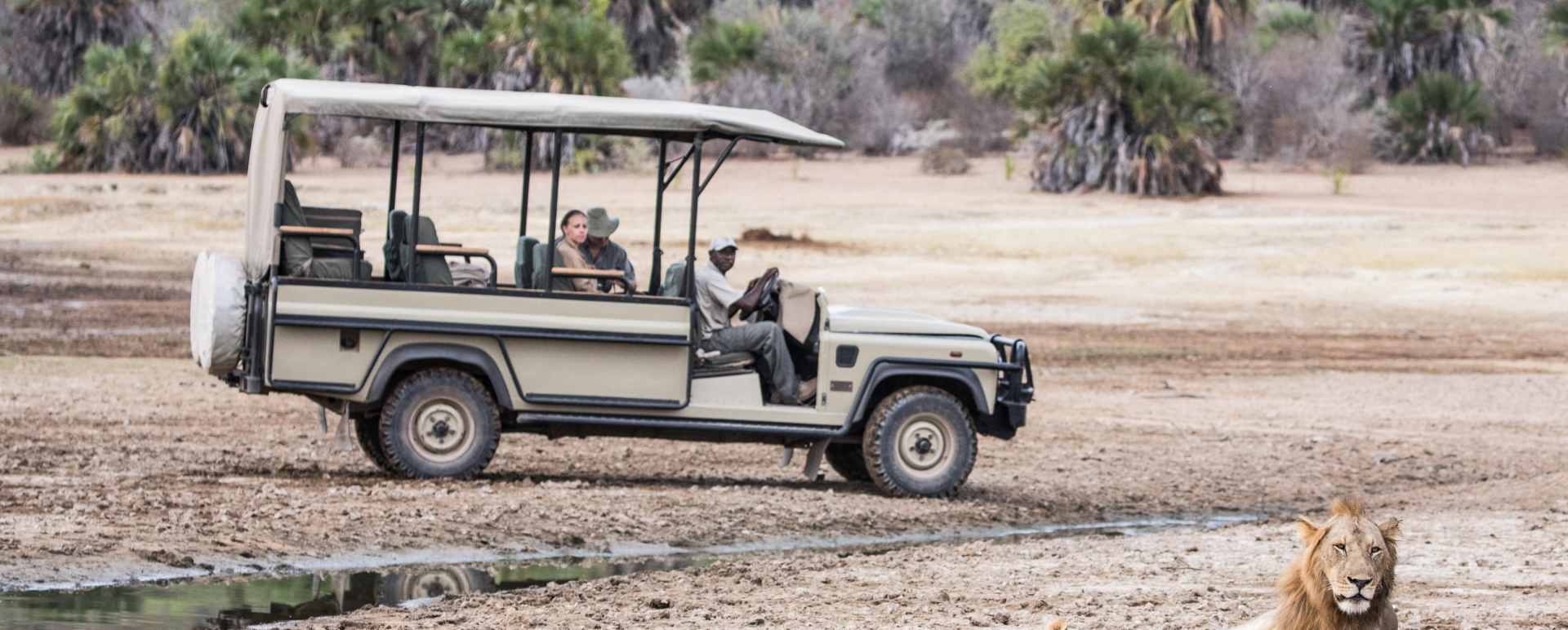 Game drives in the Selous  