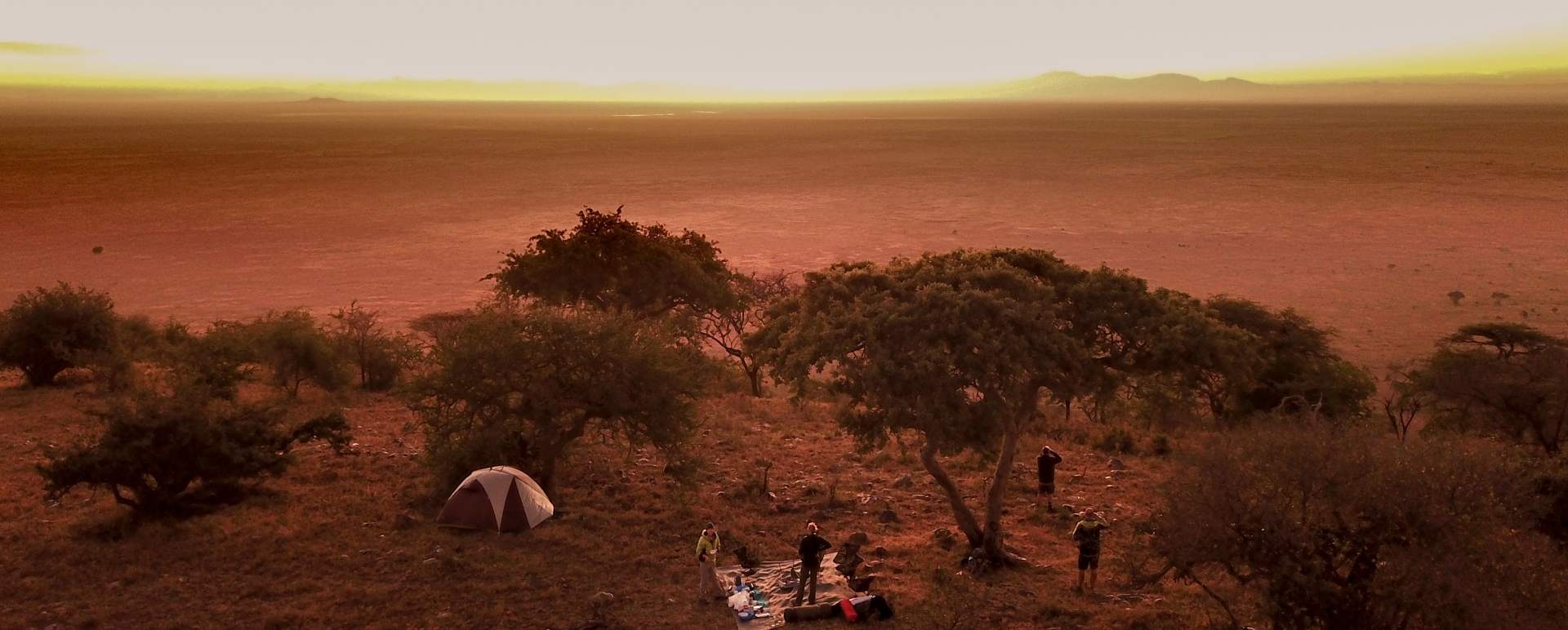 Fly camping 