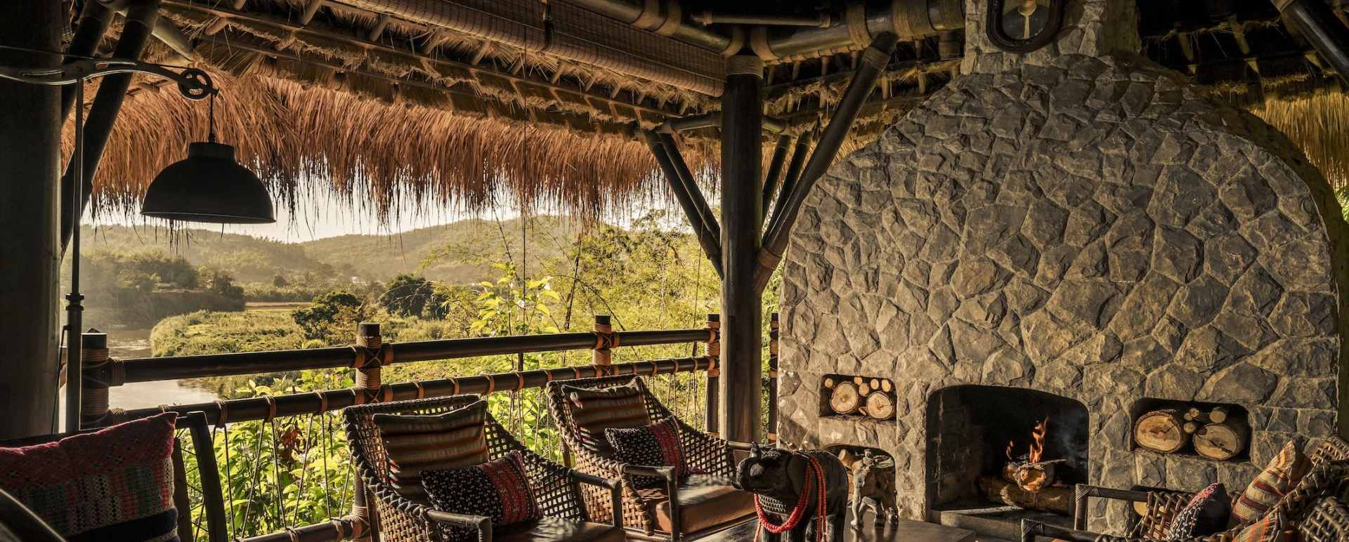 Burma Bar - Four Seasons Tented Camp Golden Triangle