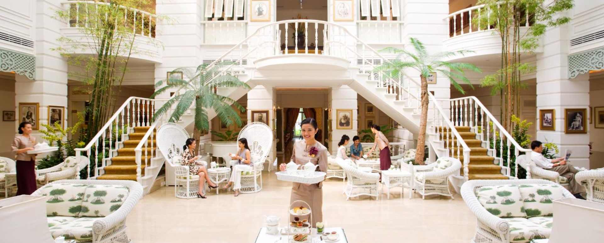 Elegant Authors' Lounge - Mandarin Oriental Bangkok