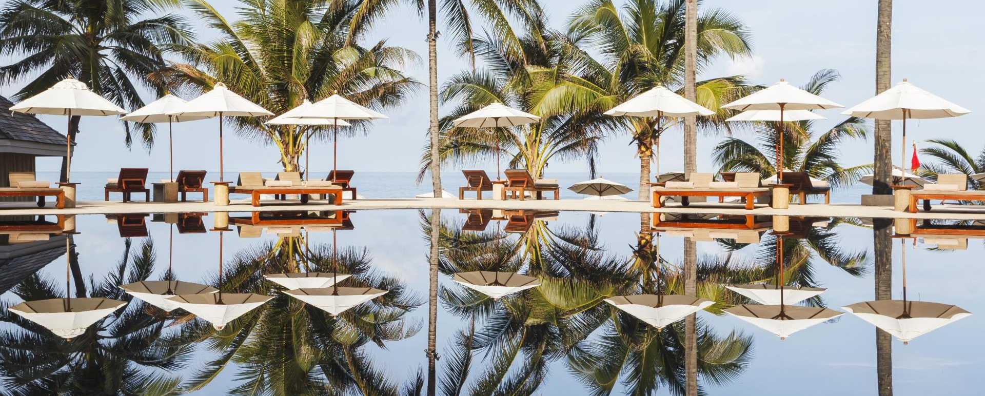 Pool & Palm Trees - The Surin