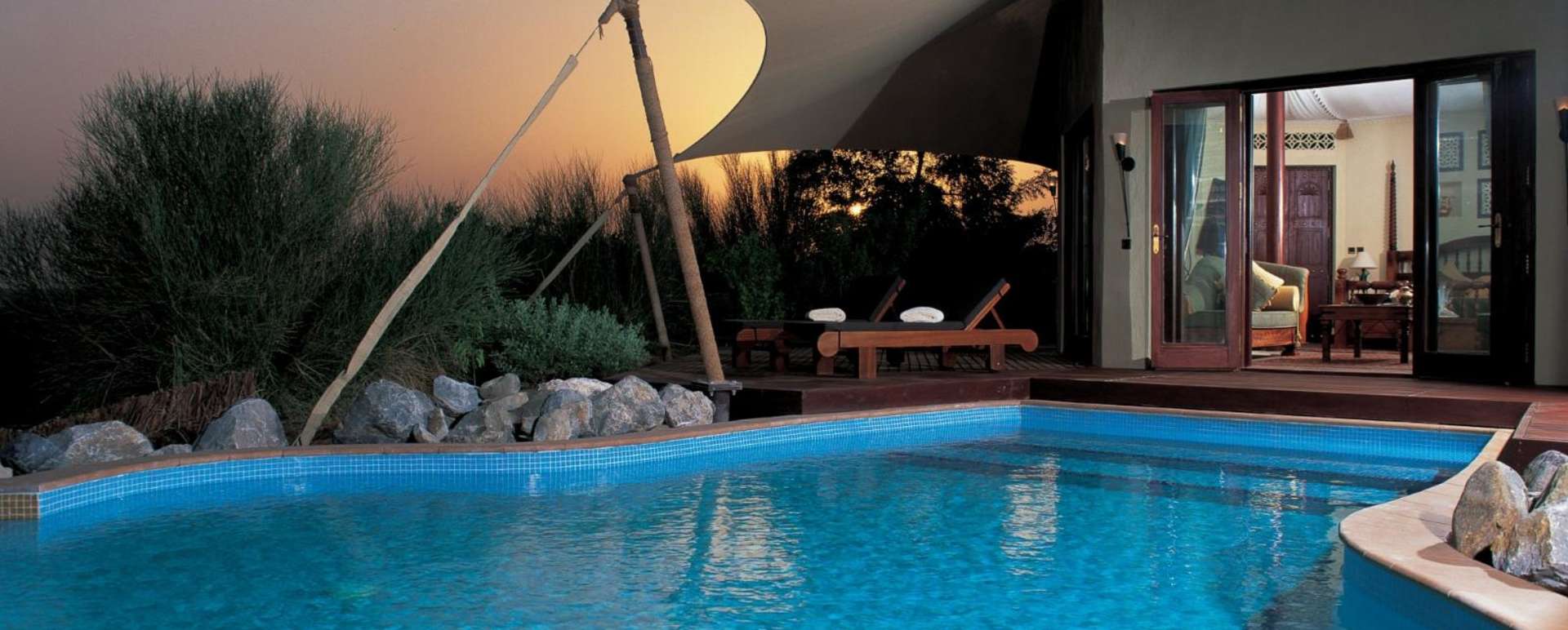 Bedouin Suite Pool - Al Maha Desert Resort and Spa