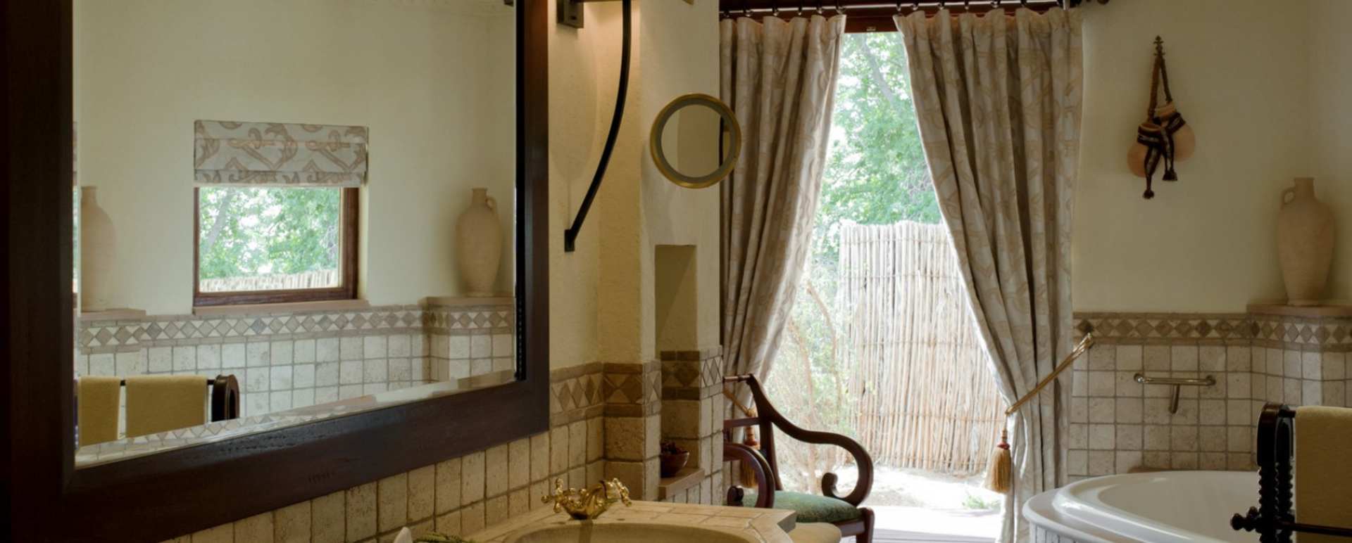 Bedouin Suite Bathroom - Al Maha Desert Resort and Spa