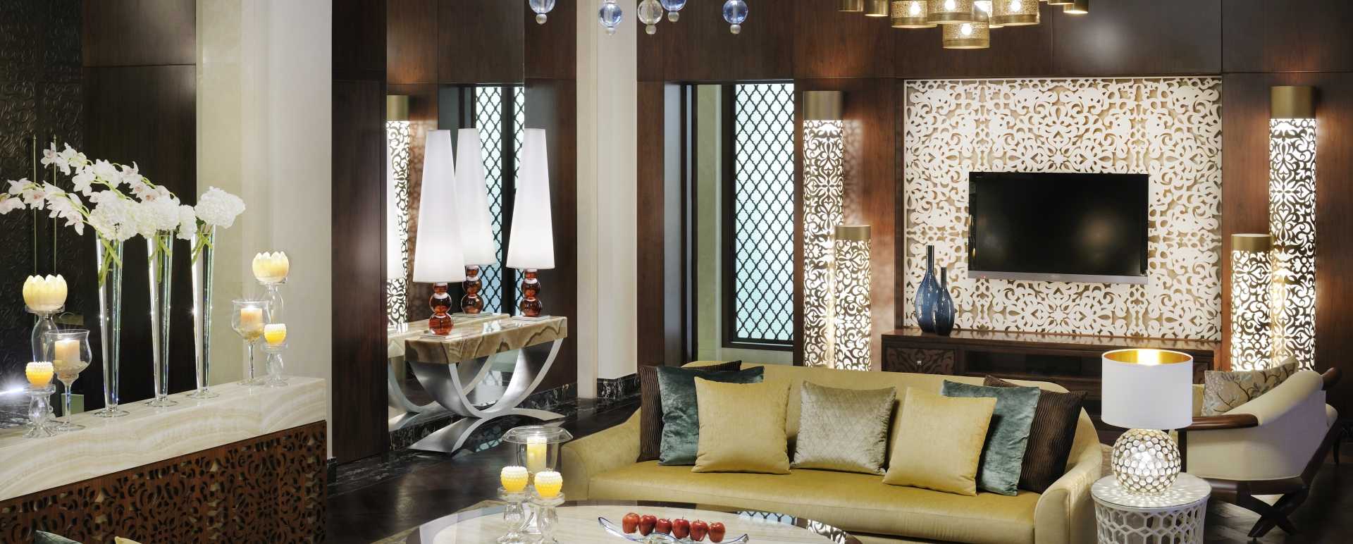 Grand Palm Suite Living Room - One&Only The Palm