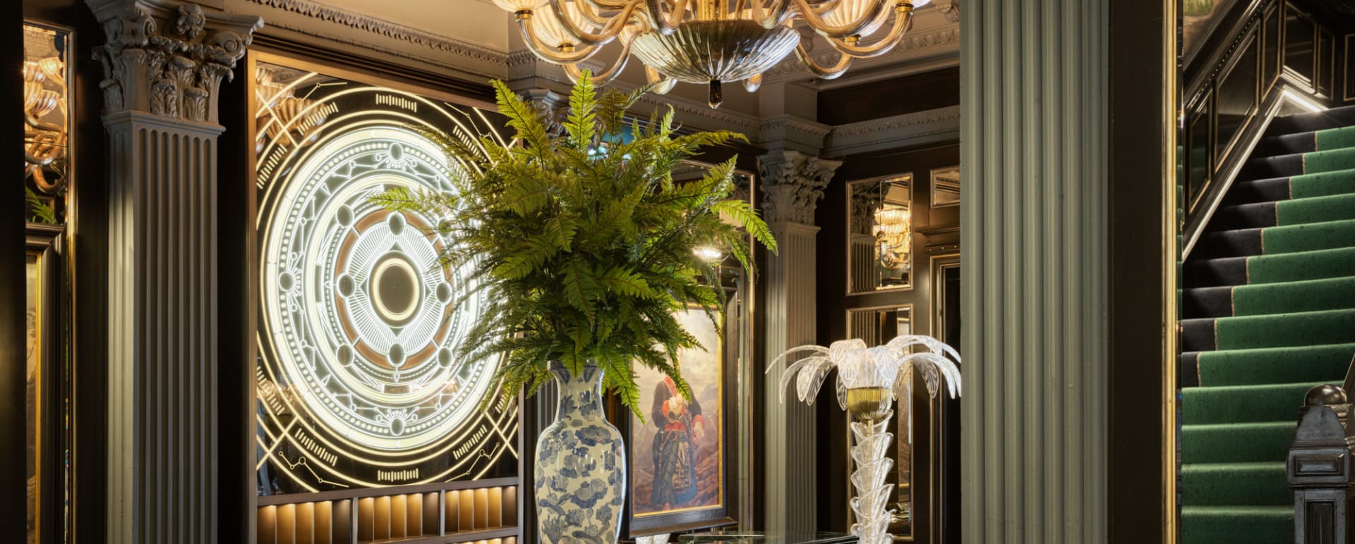 Lobby and staircase 