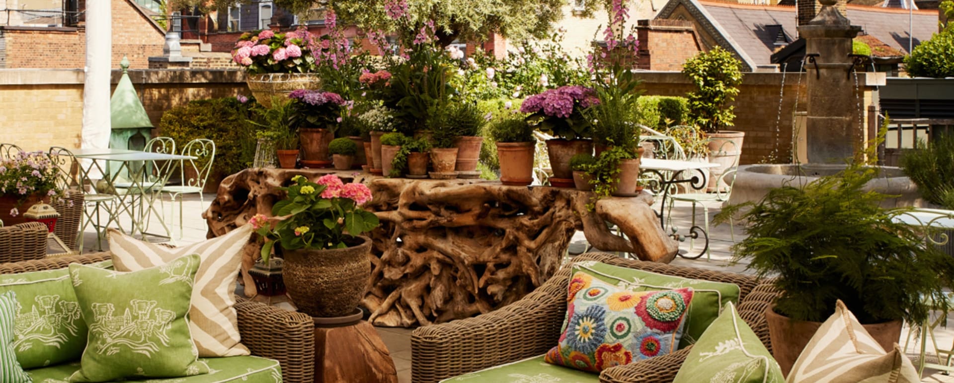 Outside seating area 