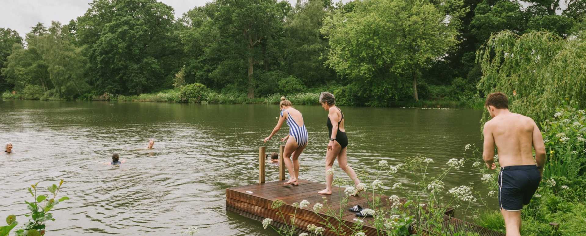 Swimming in nature 