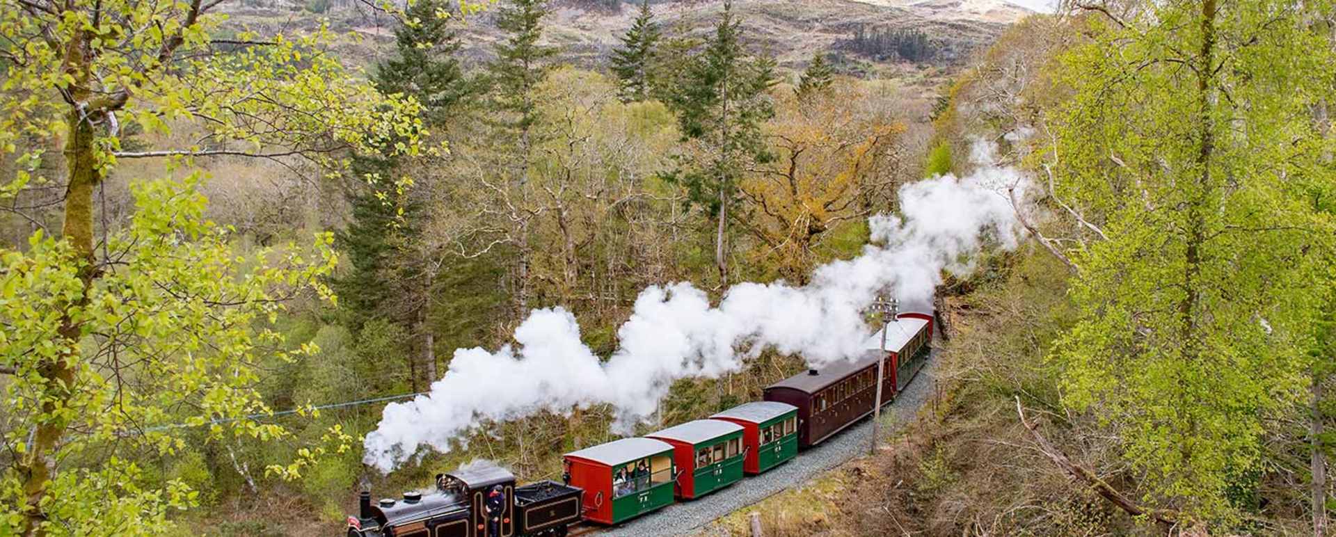 Private carriage on a steam railway