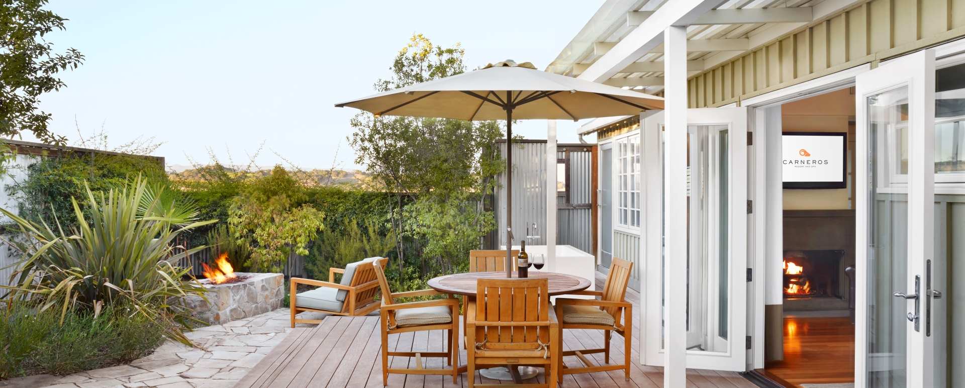 Harvest Suite Patio - Carneros Resort and Spa