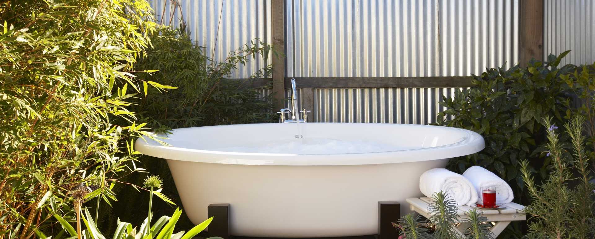 Outdoor soaking tub - Carneros Resort and Spa