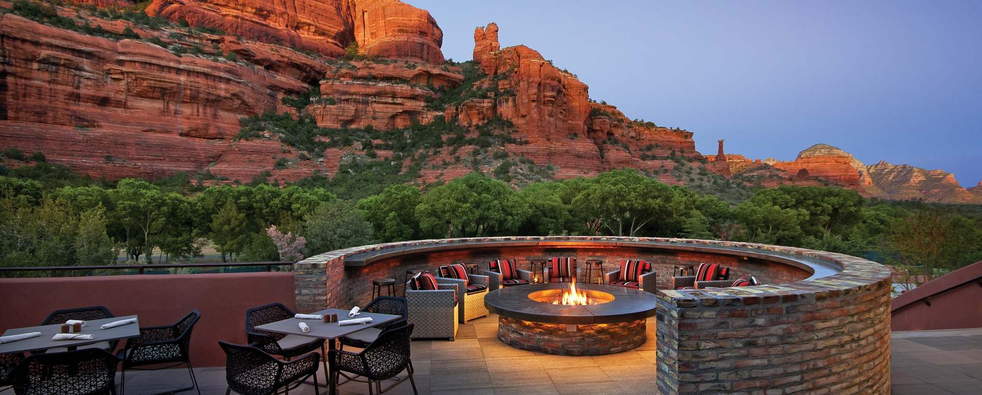 Outdoor seating - Enchantment Resort and Spa