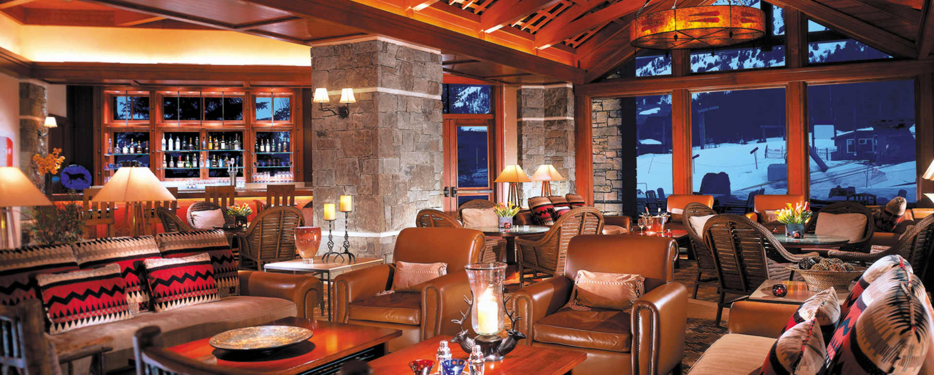 Lobby lounge - Four Seasons Jackson Hole