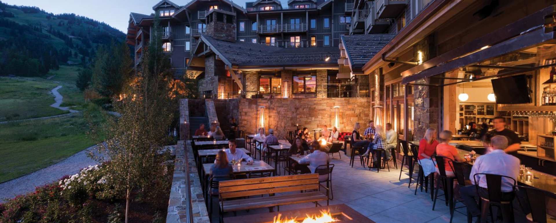 Dining at Four Seasons Jackson Hole 