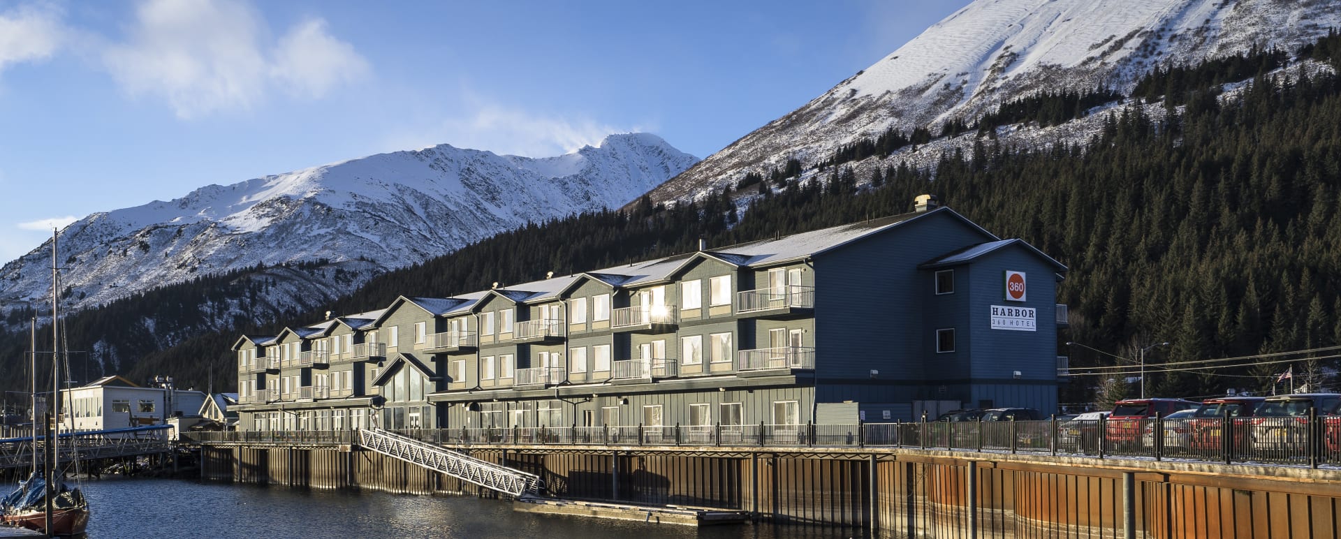 hotel in winter 