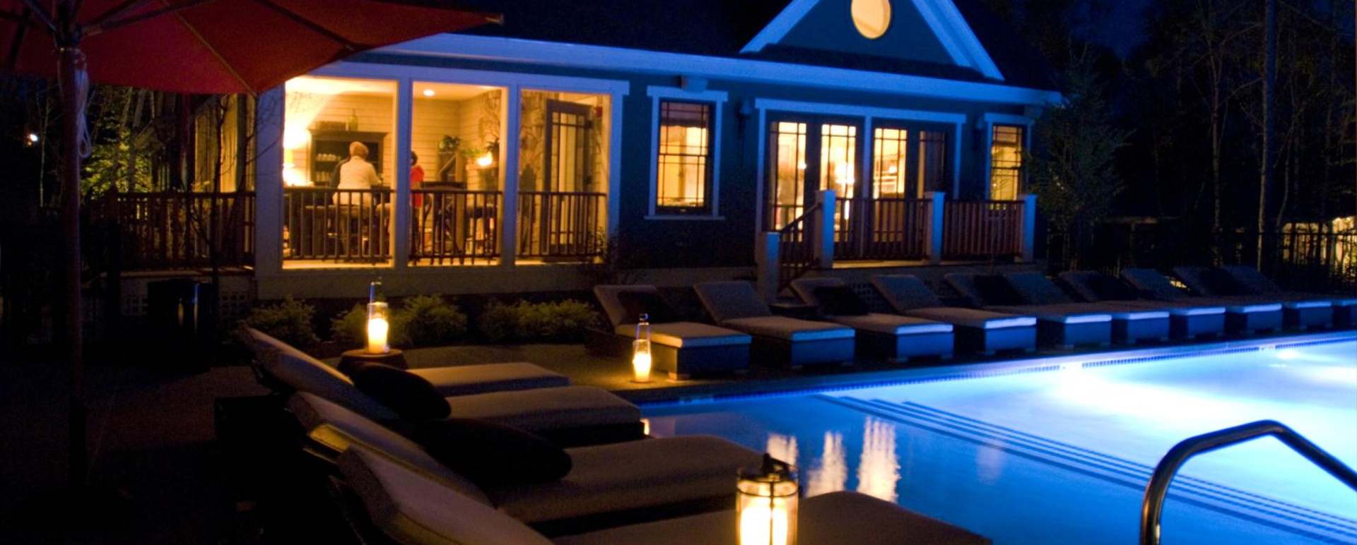 Pool at Night - Hidden Pond