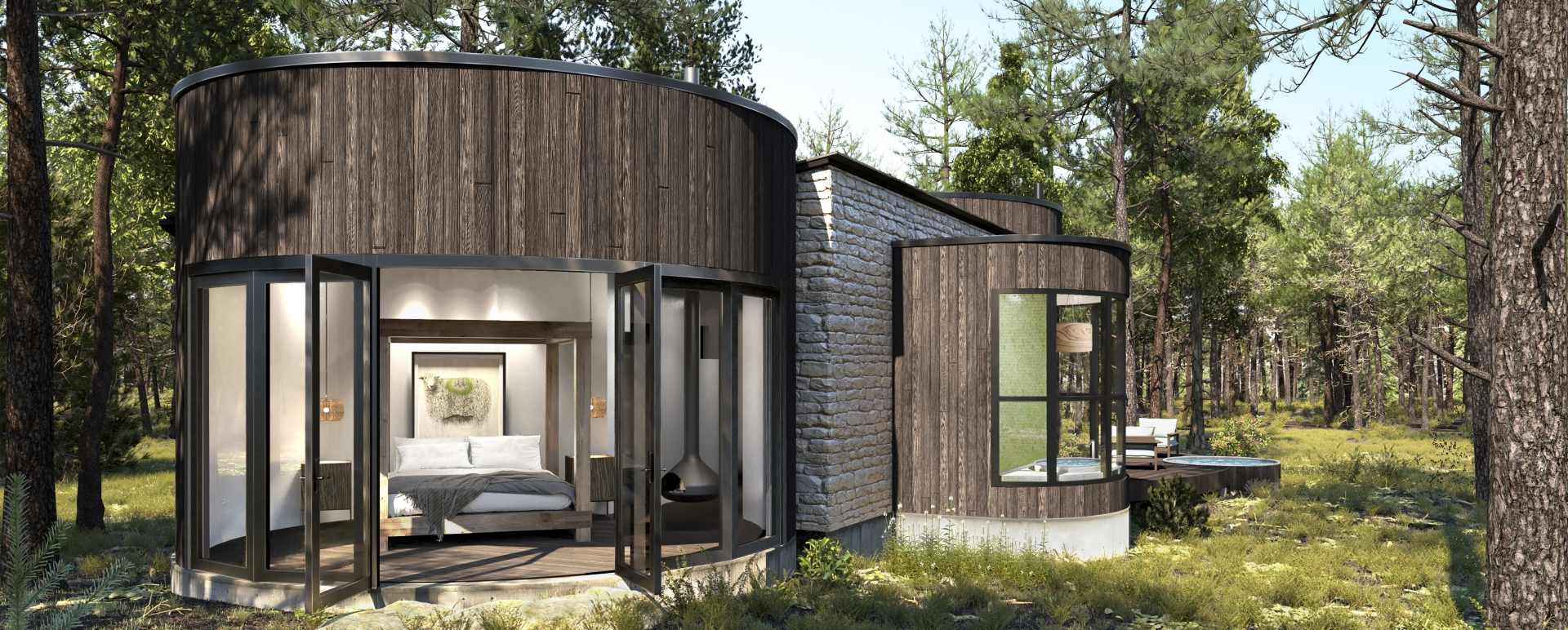 Roundhouse Bedroom - The Green O 