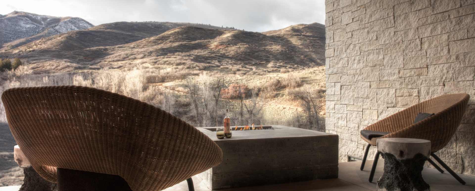 Mountain View from Earth House