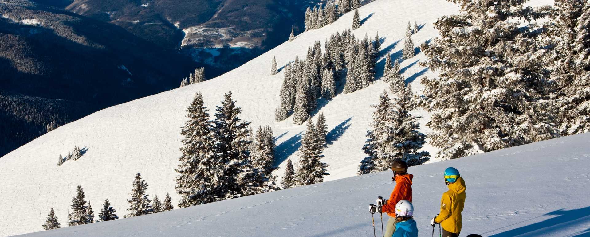 Skiing the back bowls - Vail