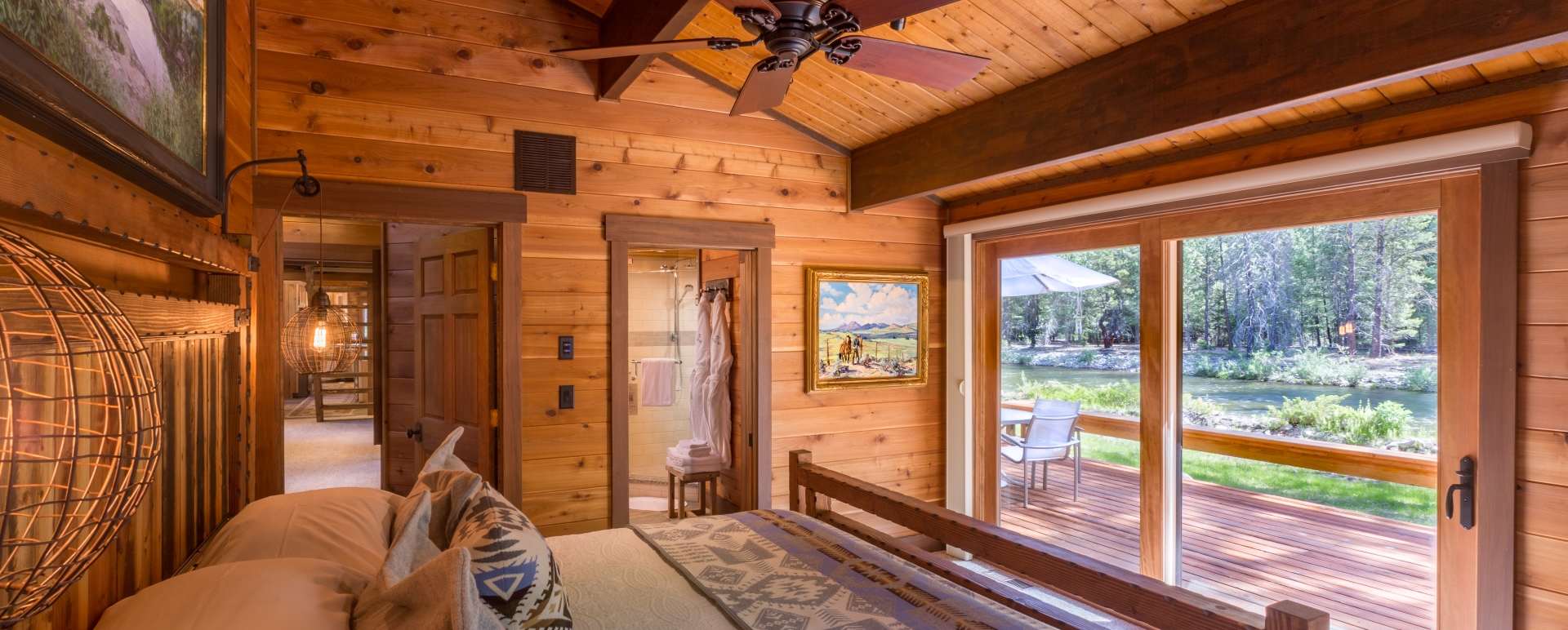 Riverside Bedroom - Triple Creek Ranch 